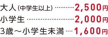 料金表